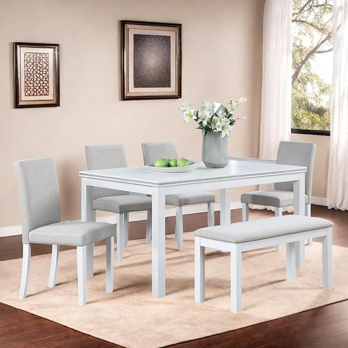 Dining Table Set for 5, 6 Piece Dining Room Table Set by Outdoorchairs