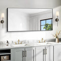 24x48 Inch Large Black Mirror for Bathroom, Bathroom Mirror for Wall Over Sink by Unknown