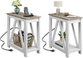 WLIVE End Tables Living Room Set of 2 by WLIVE