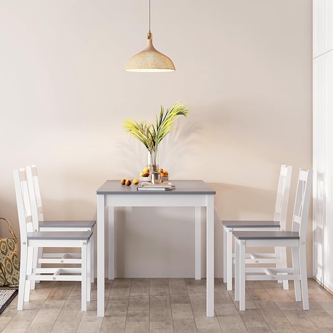 soges 5 Pieces Dining Table Set - Image 4