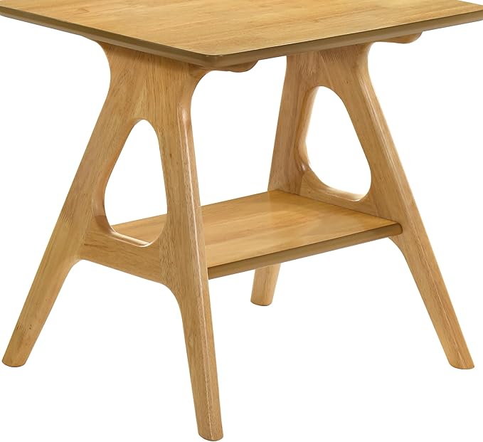 Roundhill Furniture Arona 3-Piece Coffee Table Set, Coffee Table and Two End - Image 11