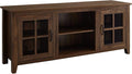 Walker Edison Dakota Modern Farmhouse 2 Glass Door Stand by WalkerEdison
