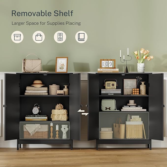 Iwell Bathroom Cabinet, Bathroom Storage Cabinet - Image 7