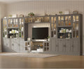 4-Piece Wall Unit TV Stand by MEISSALIVVE