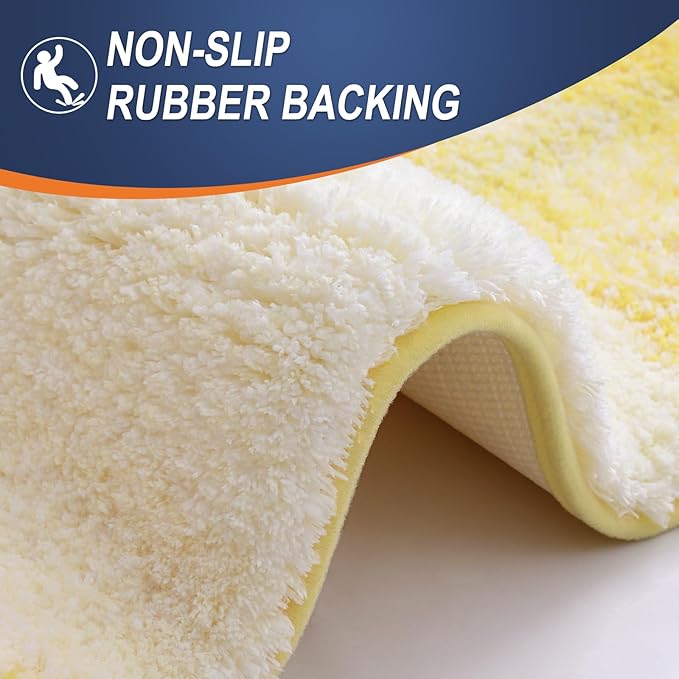 OLANLY Bathroom Rug Mat 24x16, Extra Soft and Absorbent Microfiber Bath Rugs - Image 5