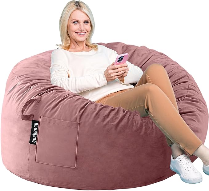 Bean Bag Chairs, Memory Foam Stuffing Bean Bag Chair by Unknown