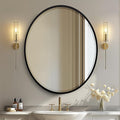 OVALCREST - Oval Wooden Beveled Wall Mirror by OVALCREST