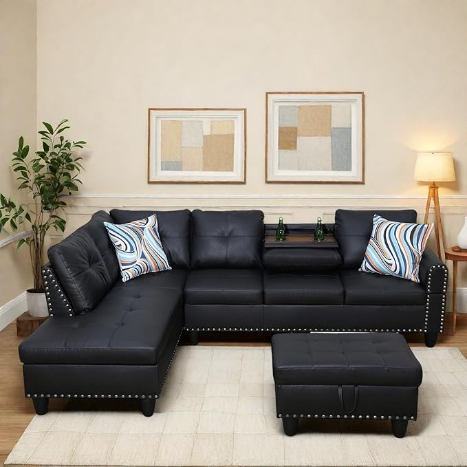 97" L Shaped Sectional Couch by ChicFurnit