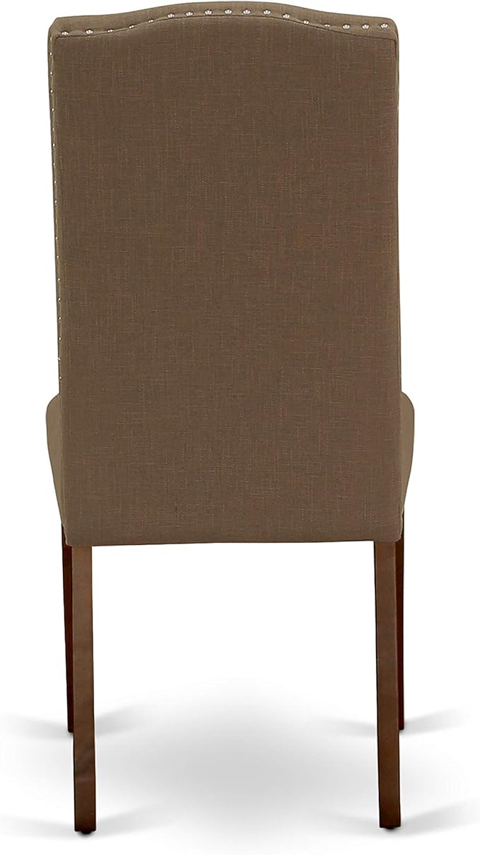 East West Furniture CAEN5-MAH-18 5 Piece Dinette Set Includes a Rectangle - Image 10