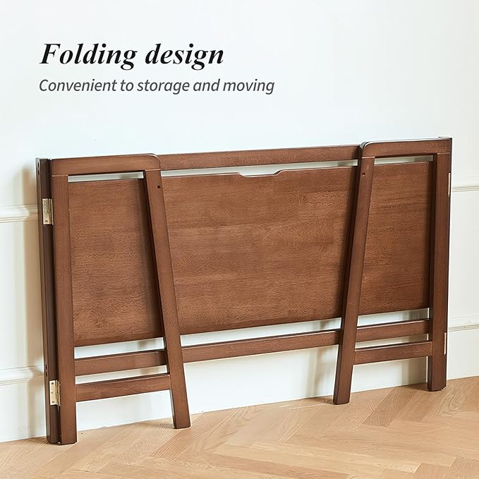 Computer Desk, Foldable Desk, Home Office Desks, Solid Wood Writing Desk - Image 7