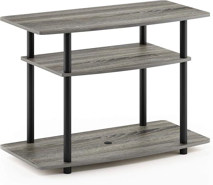 Furinno Turn-N-Tube No Tools 3-Tier Entertainment Center TV Stand - Image 4