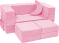 Modular Kids Sofa, Toddler Couch Foam Armchair by Elftopia