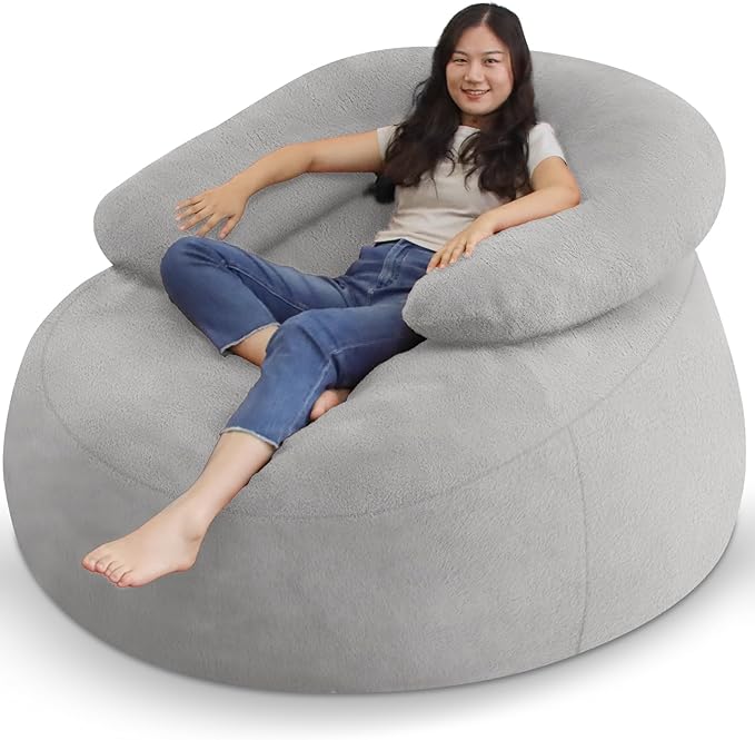 HABUTWAY Bean Bag Chair with U-shaped Pillow by HABUTWAYMakeYourLifeComfortable