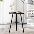 Apicizon 16" Round Side Table, Mid Century Modern Coffee Table or Circle Accent by APICIZON