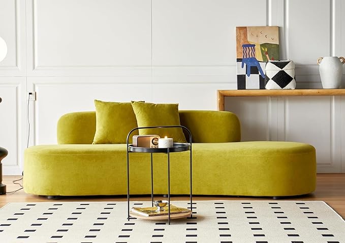 Container Furniture Direct 90" Curved Sofa by ContainerDirect