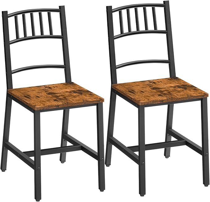 HOOBRO Kitchen Chairs Set of 2, Wooden Dining Room Chairs by HOOBRO