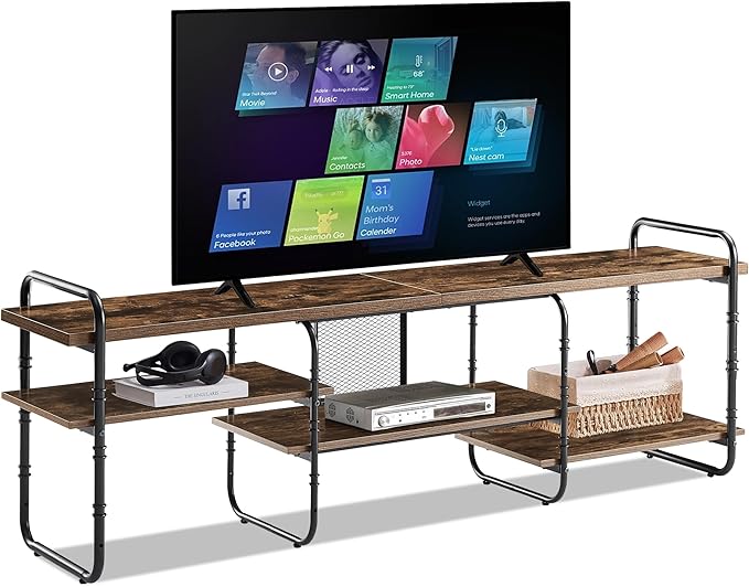 VECELO TV Stands up to 65 Inch, Entertainment Center/Media Console Table by VECELO