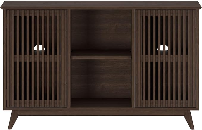 Plank+Beam Mid-Century Modern Wood TV Stand, Solid Wood Entertainment Console - Image 11