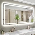 68x38 Inch LED Bathroom Mirror by YEELAIT