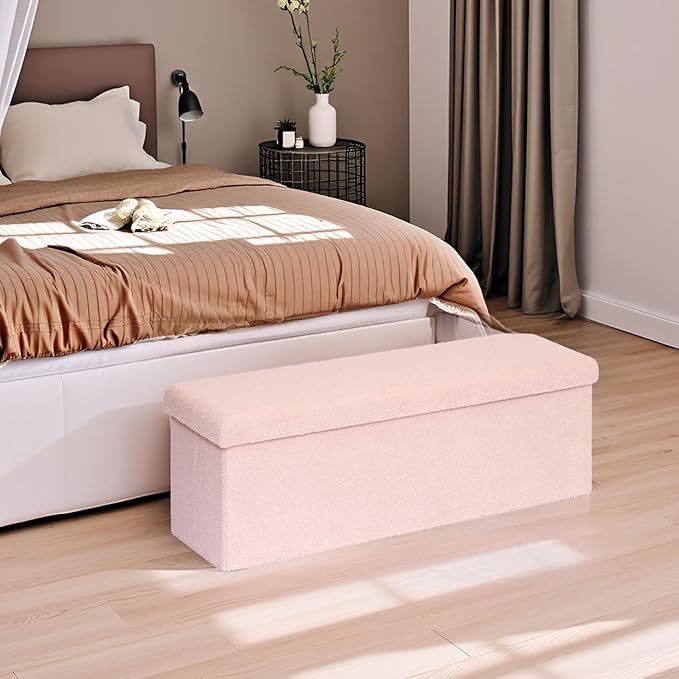 43 Inches Storage Ottoman Bench - Image 7
