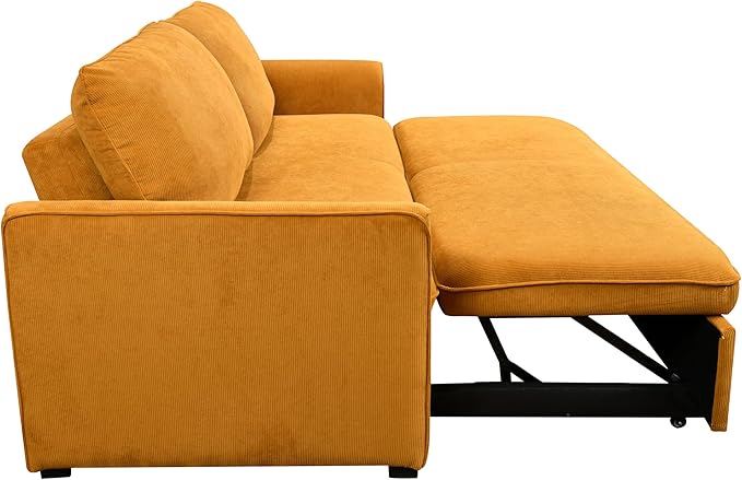 Queen Size Convertible Loveseat Sofabed 3 in 1 Convertible Sleeper Sofa Bed - Image 5