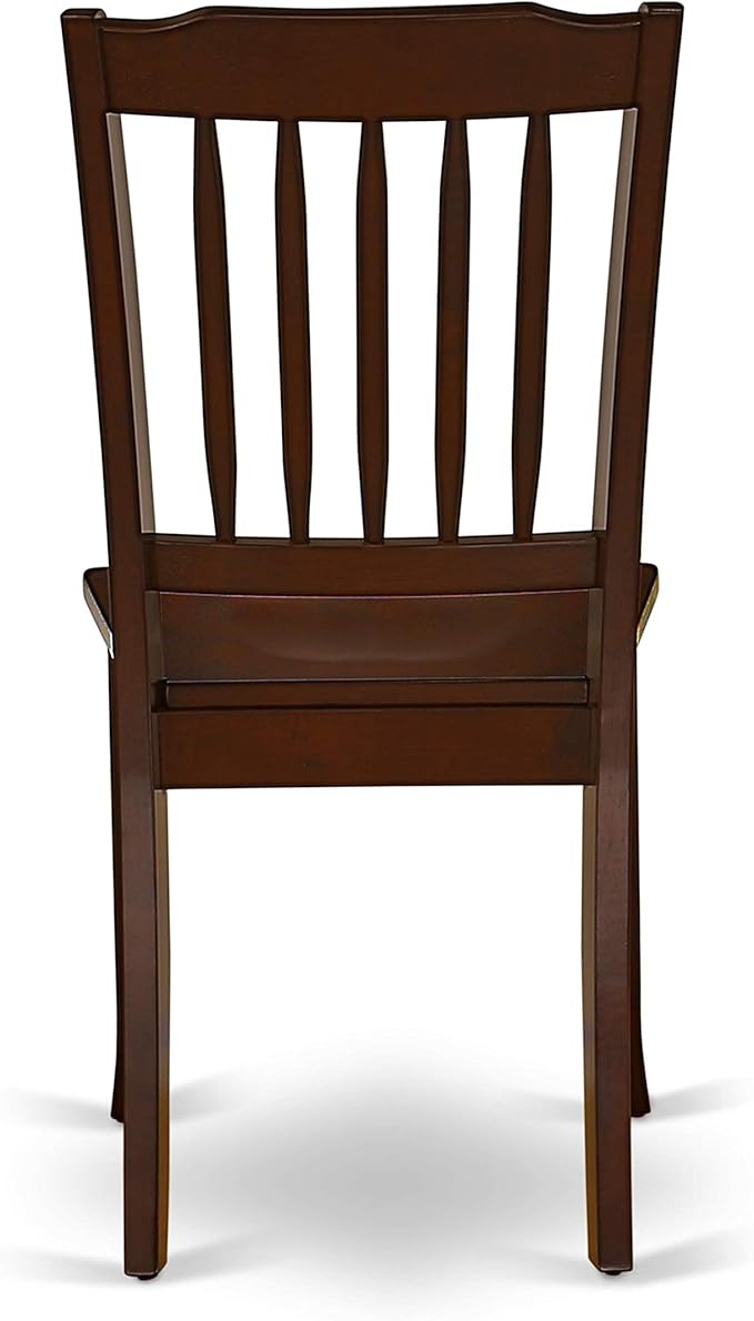East West Furniture DODA5-MAH-W 5 Piece Dining Room Furniture Set Includes a - Image 14