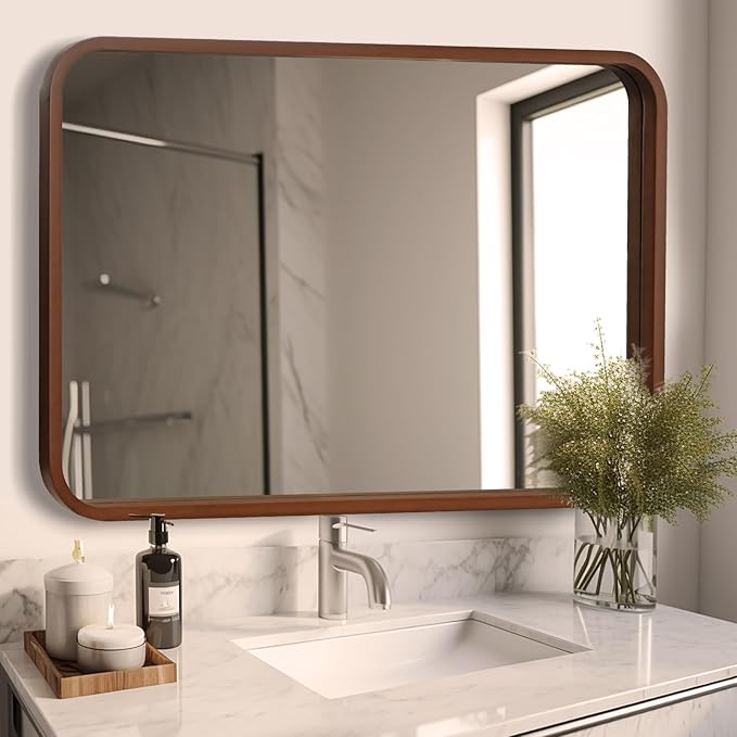 WallBeyond 30x40 Inch Wood Mirror - Image 2