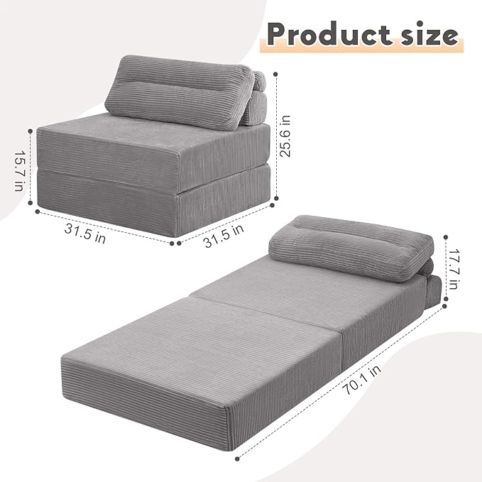 MeMoreCool No More Floor Sleeping Guests 2-in-1 Instant Guest Bed Transforms - Image 2