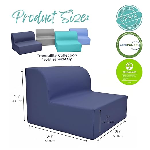 Children's Factory Library Lounger, Flexible Seating Classroom Furniture - Image 3