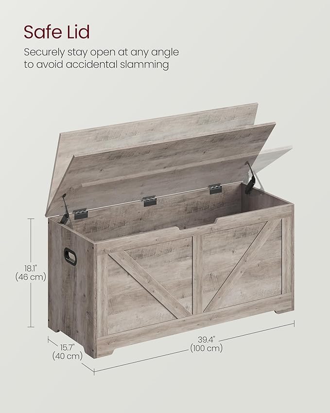VASAGLE Storage Chest, Storage Trunk - Image 3