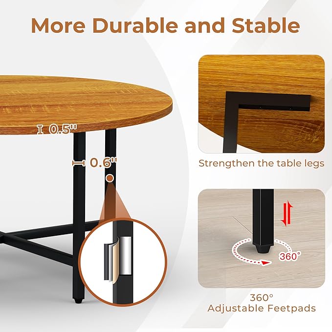 Coffee Table, 23.6" Coffee Tables - Image 4