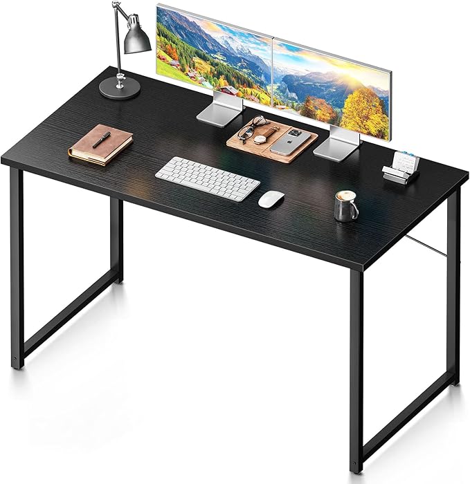 Coleshome 48 Inch Computer Desk, Modern Simple Style Desk by Coleshome