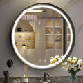 Hasipu 24 Round LED Mirror for Bathroom by Whatssuitableisthebest