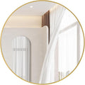 Gold Round Mirror, Bathroom 30 Inch Vanity Wall Mirror, Modern Circle Mirror by Unknown