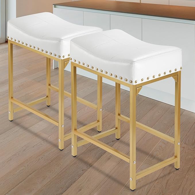 Bar Stools Set of 4 Counter Height, Stools - Image 9