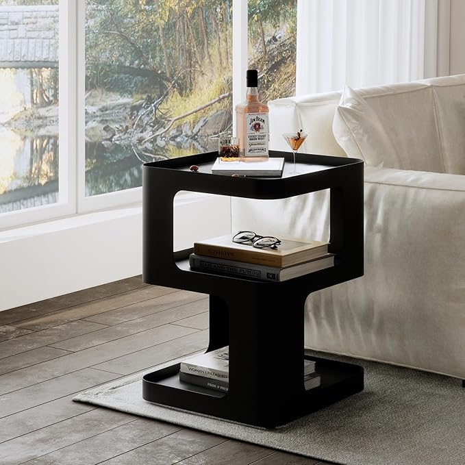 Side Table, Modern end Table, Unique nightstand, Bedside Table, Accent Side - Image 5