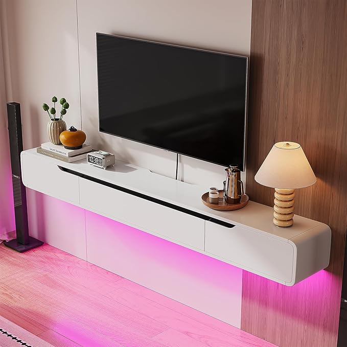 Fully-Assembled Floating TV Stand - Image 8