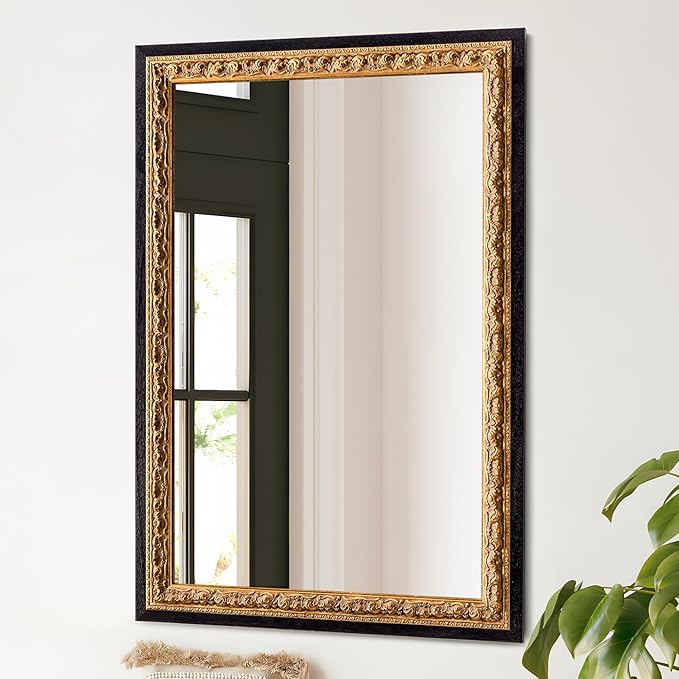 Gold Vintage Mirror 40”x28”, Bathroom and Bedroom - Image 7