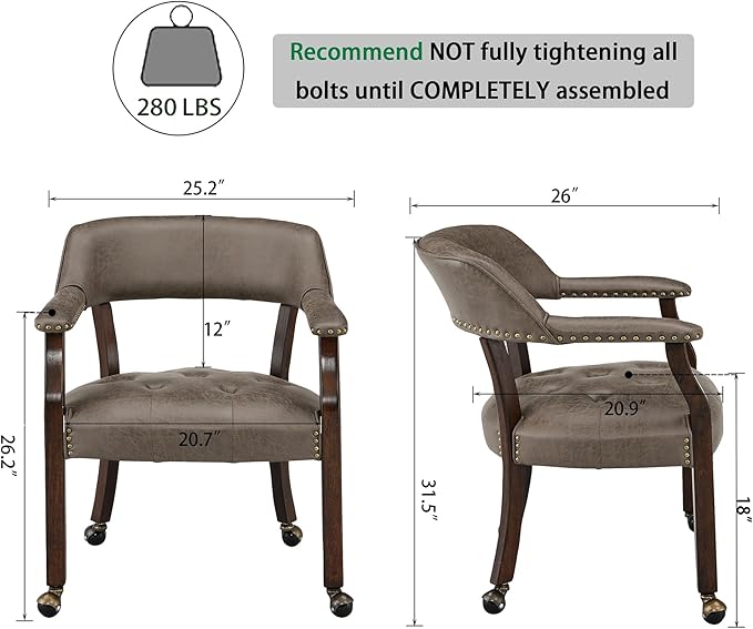 LEEMTORIG Large Dining Chairs - Image 3