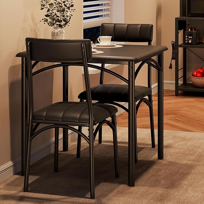 GarveeHome Dining Table Set for 2, Kitchen Table by GarveeHome