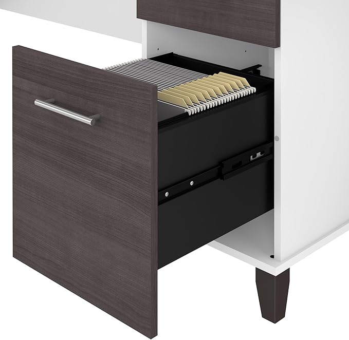 Bush Furniture Somerset 72W 3 Position Sit to Stand L Shaped Desk - Image 5