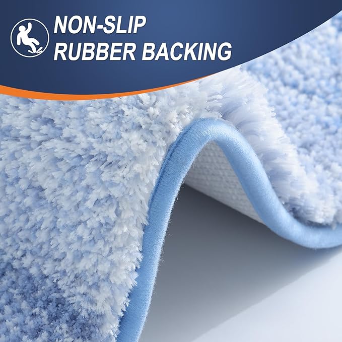 OLANLY Bathroom Rugs Mat 30x20, Extra Soft Absorbent Microfiber Bath Rugs - Image 5