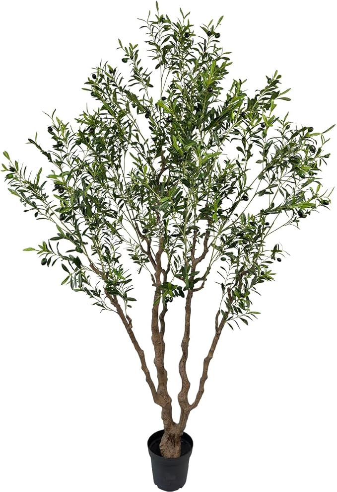 Artificial Olive Tree Tall, Faux Olive Tree Indoor Artificial Tree by AfanD