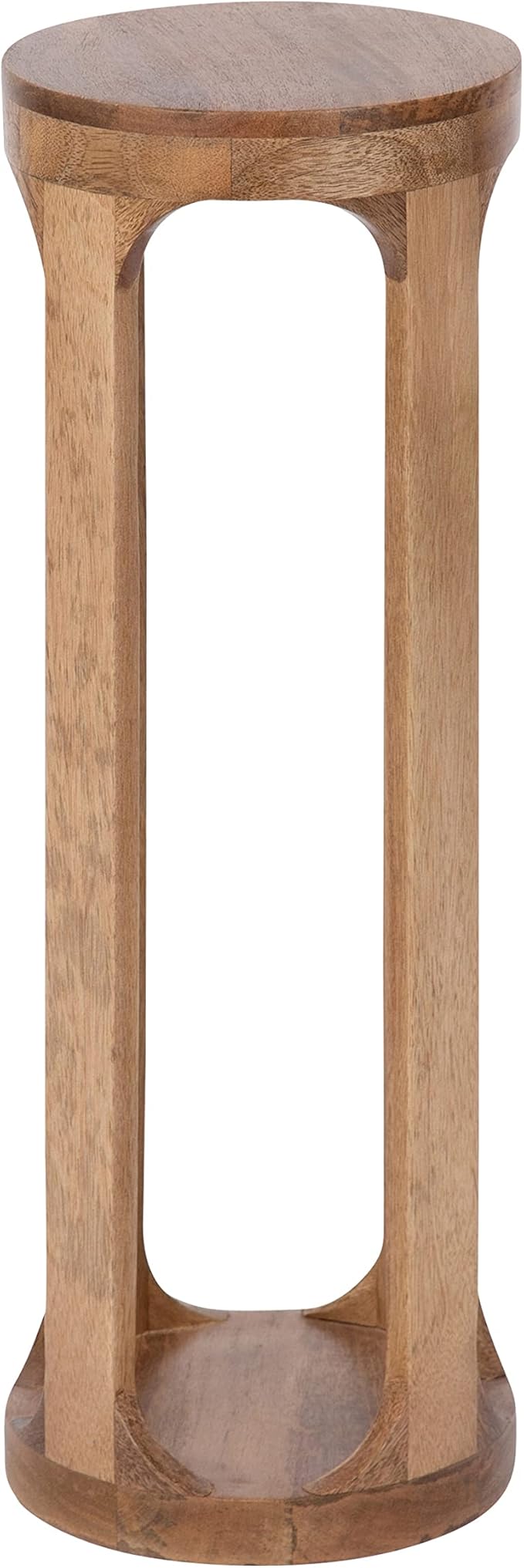 Kate and Laurel Dahl Wooden Round Drink Table; 8 x 23; Natural Brown; - Image 6