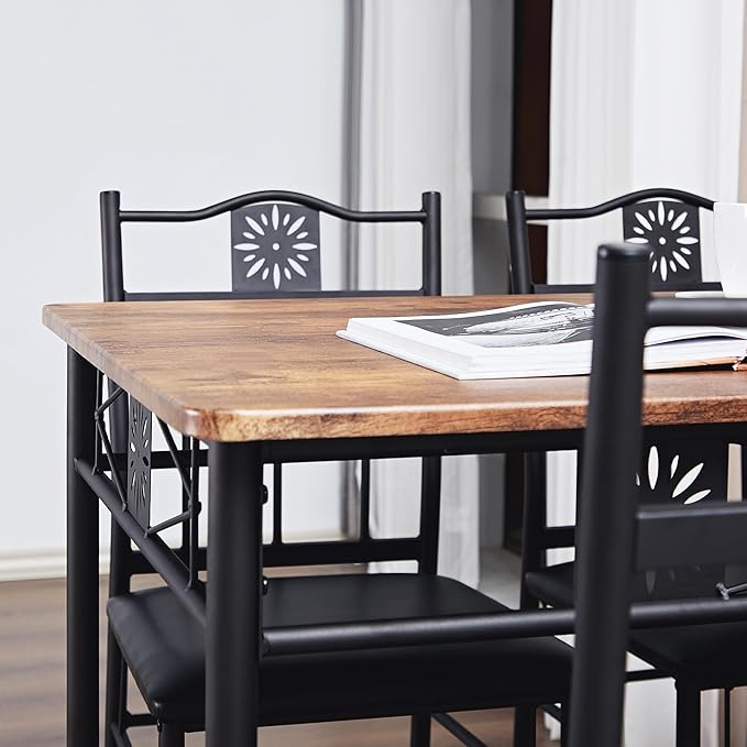 VECELO Kitchen Dining Room Table Sets - Image 5