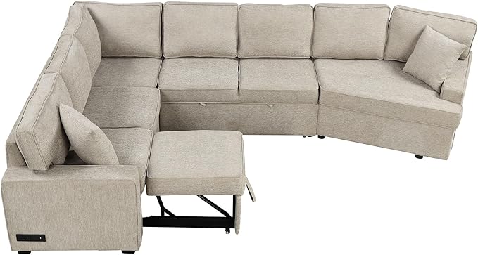 126" Extra Large Pull-Out Sofa Bed - Image 32