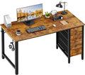 Lufeiya Computer Desk with Fabric Drawers by LUFEIYA