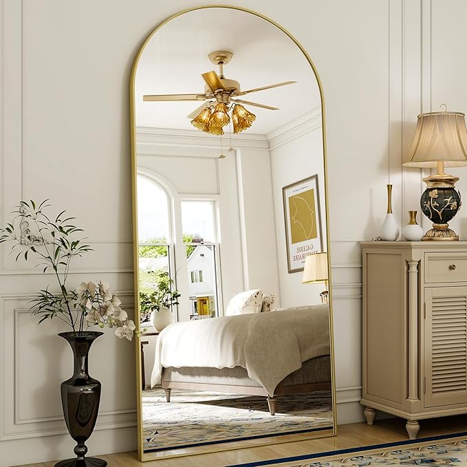 78"x38" Arched Full Length Mirror - Image 3
