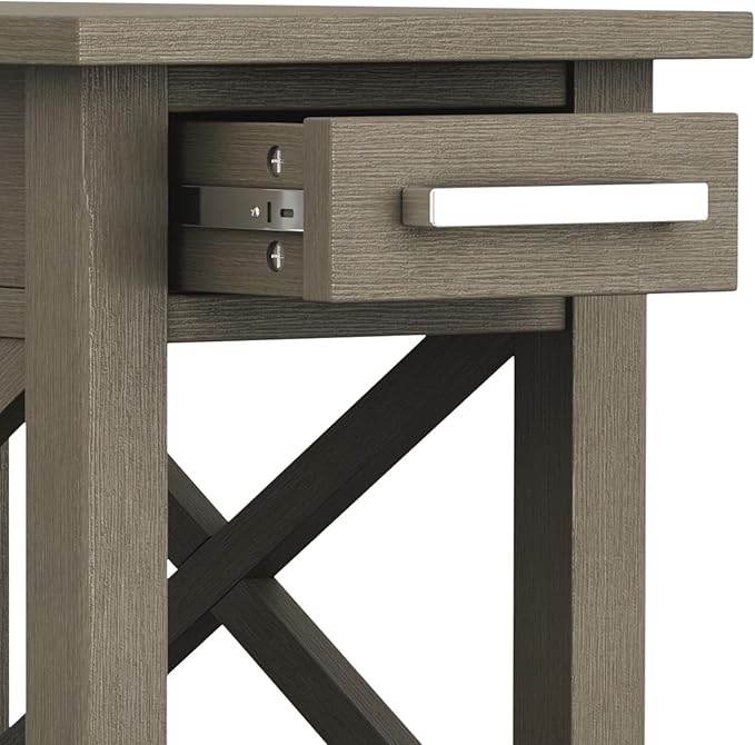 SIMPLIHOME Kitchener SOLID WOOD 14 inch Wide Rectangle Contemporary Narrow Side - Image 9