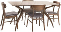 Christopher Knight Home Lucious Curved Leg Rectangular Dining Set, 5-Pcs Set by ChristopherKnightHome